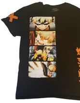 Black My Hero Academia MHA Men T-Shirt Size M Bakugo Rage Progression Funimation image 2