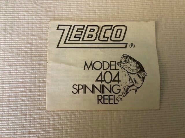 Vintage Zebco Model 404 Spinning Reel model and 35 similar items