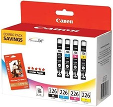 Canon Cli226 Color Pack With Photo Paper 50 Sheets Compatible To, And Mx... - $59.96