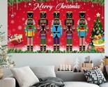 Black Nutcracker Christmas Backdrop Banner Xmas African American Nutcrac... - $31.98