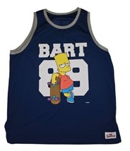 Simpsons Bart Simpson #89 Navy Blue  Basketball Jersey Sz XL  - $19.00