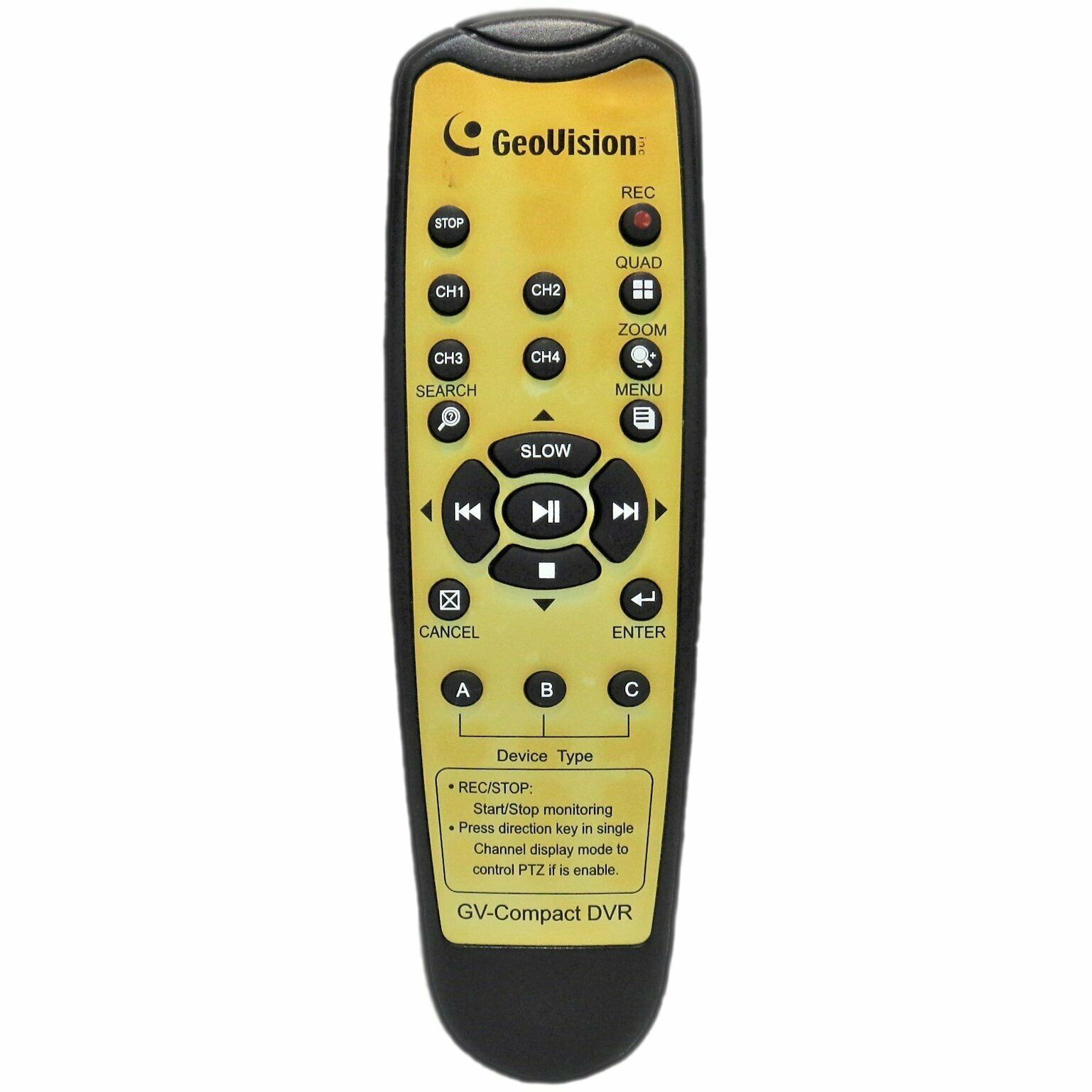 Geovision S012040016 Factory Original DVDR Remote GV-Compact DVR V3, DVR V2 - $32.69