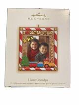 Hallmark Keepsake I Love Grandpa Photo Ornament New Old Stock - $4.64