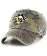 &#39;47 Pittsburgh Penguins NHL Hockey Woodland Camouflage Clean Up Adjustab... - $23.70