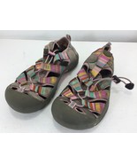 Keen Girls 3 Sport Sandals Multi-color 2UK 35EU 22CM Pink Soles - $18.13