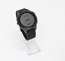Garmin Fenix 6 Pro Solar Edition 47mm Slate Gray Case with Black Band image 2
