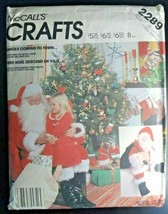 McCall’s Pattern 2289 Men’s Santa Costume, Doll and Sack Size 46-48 XL Cut - $4.89