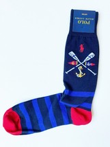 POLO RALPH LAUREN Men&#39;s Navy Socks Anchor Print - $69.27
