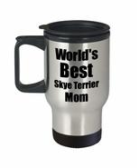 Skye Terrier Mom Travel Mug Worlds Best Dog Lover Funny Gift For Pet Own... - $22.74