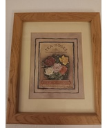 Mary Beth Zeitz Tea Roses Art Print 5.5&quot; X 7&quot; Matted In 9.5&quot; x 11&quot; Wood ... - $39.99