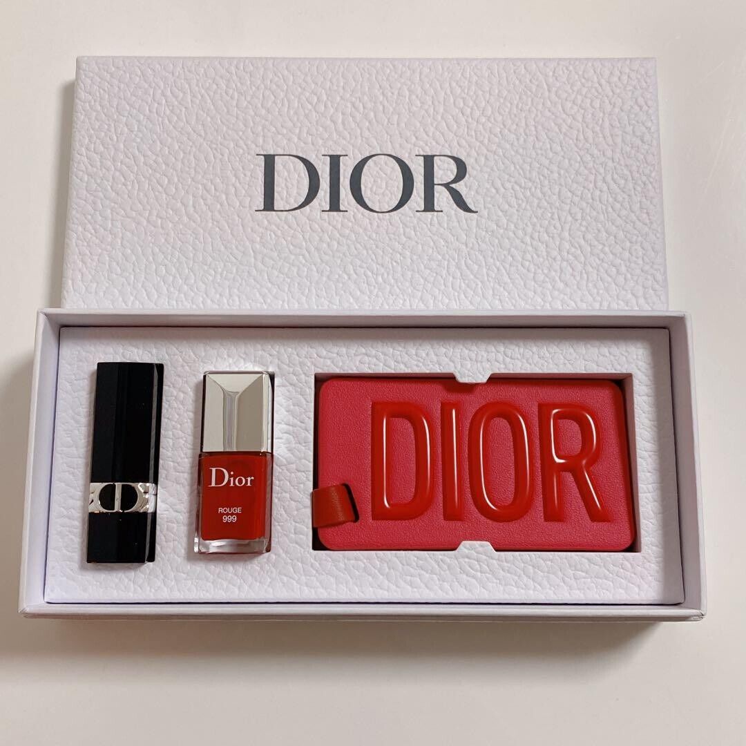 Christian Dior Novelty Mini nail , mini lip, name tag mirror Cosmetic Set 999 - $79.99