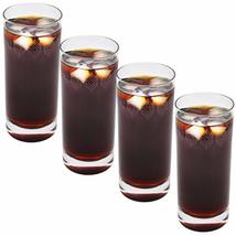 Home Essentials Retroware Hiball Glasses Assorted Colors Set of 4, 20 Ounce