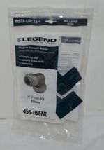Legend 456 055NL 1 Inch Brass Push Fit Elbow No Lead Reusable image 6
