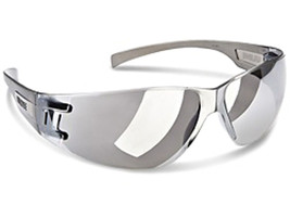 Safety Glasses With Ice Wraparounds lenses - Silver - $12.95