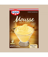 Dr. Oetker French Vanilla Mousse -77g - $3.99
