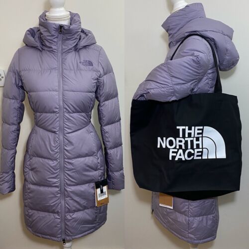 The North Face Women's Gotham Parka Down Coat Marron Purple Sz S M L XL NWT