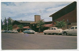 Dude Rancher Lodge Cars Autos Billings Montana 1950s postcard - $5.89