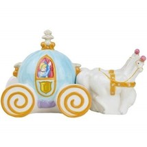 Walt Disney's Cinderella's Carriage Ceramic Salt and Pepper Shakers, NEW UNUSED - $30.91