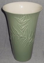 LENOX Natures Impressions WOODLAND LEAVES PATTERN Large 10&quot; Vase - $39.59