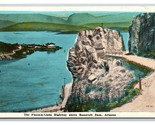 Phoenix-Globe Highway Above Roosevelt Dam Arizona AZ UNP WB Postcard W18 - $3.91
