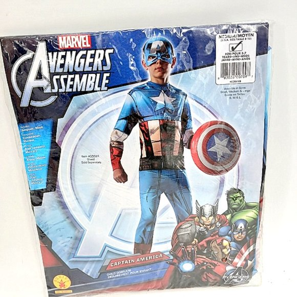 Déguisement Captain America Avengers Assemble, Taille L