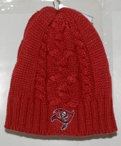 Reebok Team Apparel NFL Licensed Tampa Bay Buccaneers Red Womens Winter Cap - $17.99