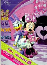 Minnie - 24 Pieces Foil Jigsaw Puzzle - v1 - $5.99