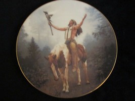 Deliverance Collector Plate Chuck Ren Mystic Warriors Native Horse - $19.99