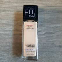 Maybelline NY Fit Me Dewy + Smooth Foundation Makeup, 120 Classic Ivory ... - $9.79