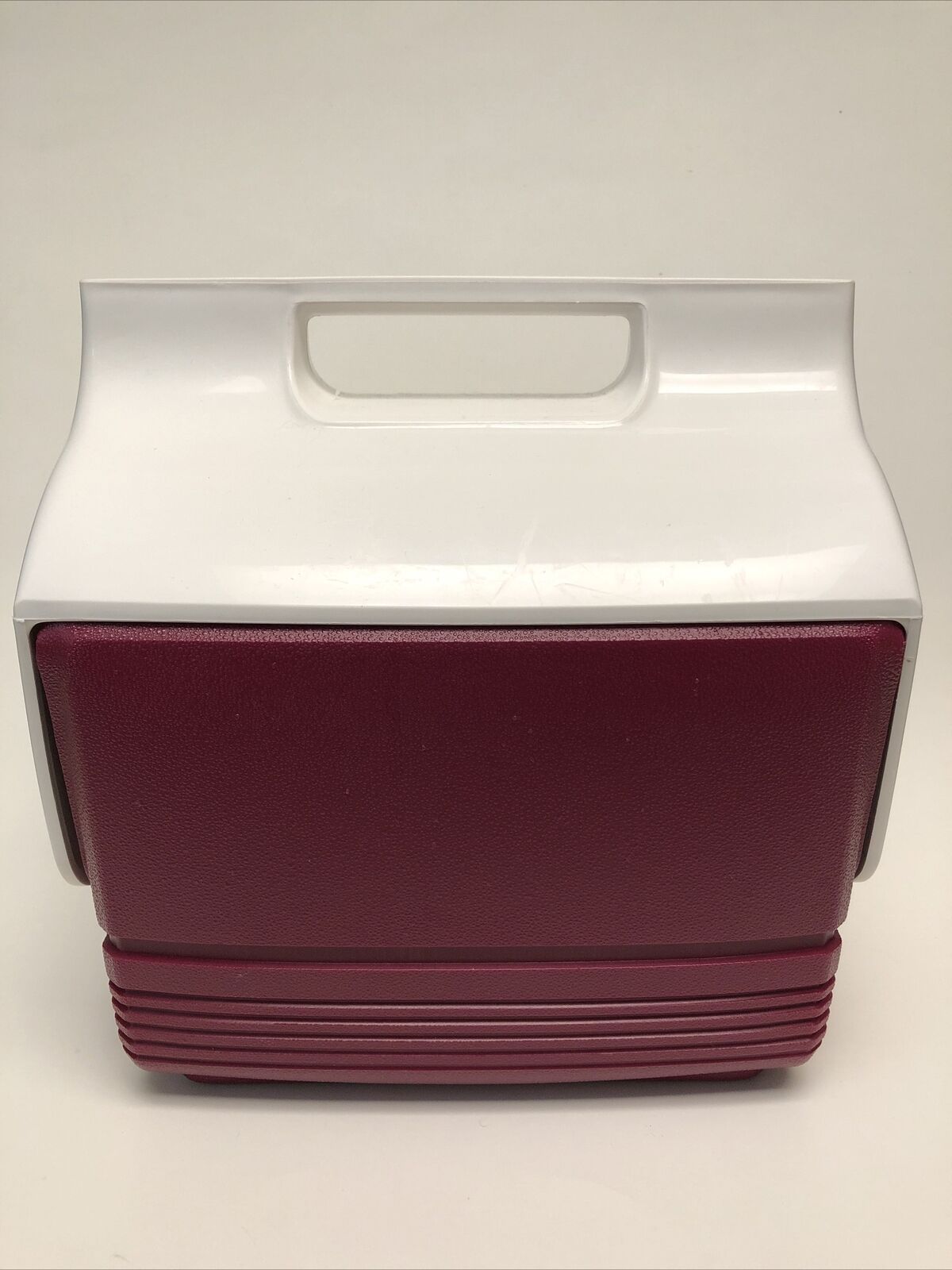 Vintage FUN Mini Mate Personal Cooler Lunch Box Igloo Red White