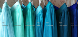 Blue Tulle Maxi Skirt, Floor Length Tulle Skirt, Plus Size Wedding Skirt Outfit image 12