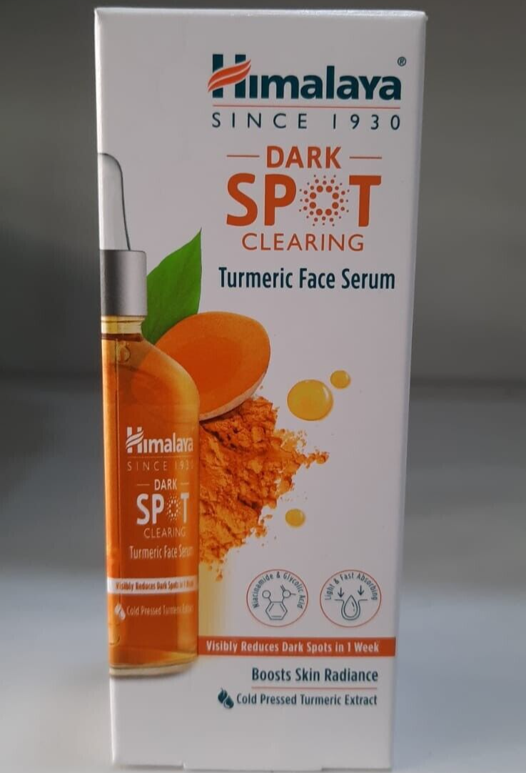 Himalaya Dark Spot Clearing TURMERIC FACE SERUM 30 ml NEW LAUNCH FREE