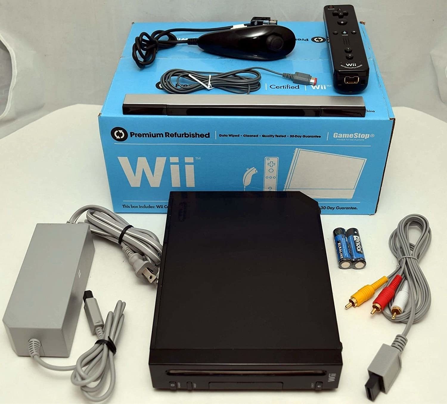  Nintendo Wii Console (Black) - (Renewed) : Video Games