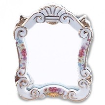 DOLLHOUSE Baroque Mirror 1.627/6 Reutter Porcelain Dresden Rose Miniature - $15.93