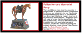 Painted Ponies Fallen Heroes #12212 Retired 2005 Pre-Loved with Original Box image 5