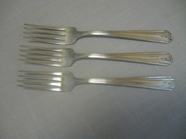International Silver Co Qty 3 Dinner Forks Silver Plate  Avon 1940 - $9.95