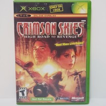 Crimson Skies High Road to Revenge Microsoft Original Xbox 2003 Complete Tested - $7.83