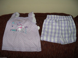 Disney Aristocrats Marie 2pc Short Outfit size 6-9 Months Girl&#39;s NEW - $16.00