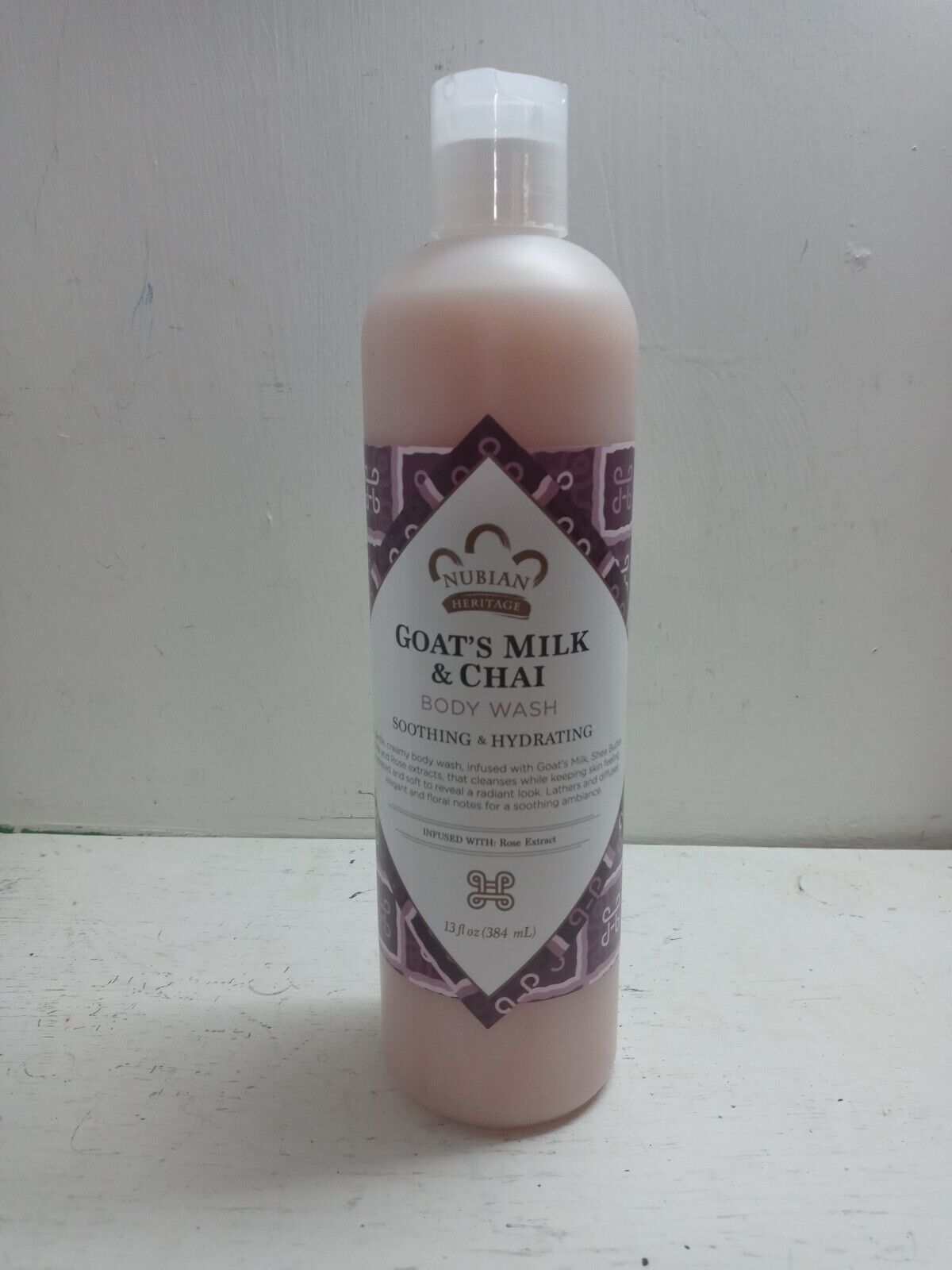 Nubian Heritage Body Wash, Goat's Milk & Chai, Soothing & Hydrating - 13 fl oz