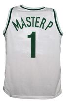Master P #1 No Limit Basketball Jersey New Sewn White Any Size image 2
