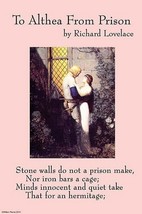 To Althea from Prison by Richard Lovelace - Art Print - $21.99+