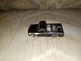 Hot Wheels 67 Chevy C10 GM Toy Car Pick Up Truck 2013 Mattel Black Tan... - $10.88