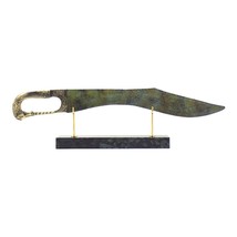 Macedonian Kopis Sword Blade Ancient Greek Real Bronze Metal Art Sculptu... - $186.25