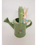 Peter Rabbit green ceramic water can - $30.00