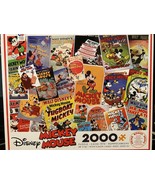 Disney Mickey Mouse 2000 Piece Jigsaw Puzzle BRAND NEW FUN FOR THE WHOLE... - $65.00