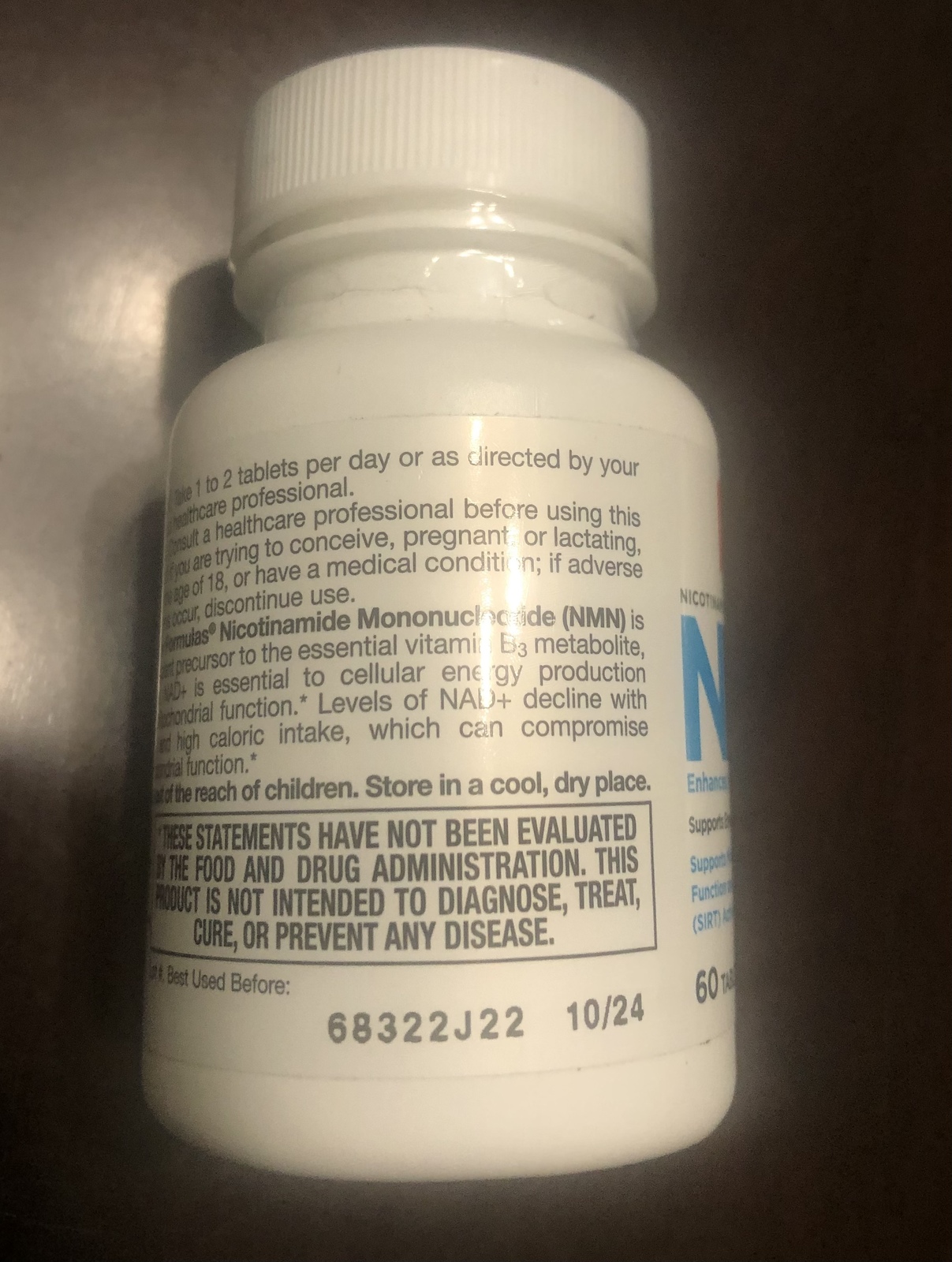 Jarrow NMN 60 Tablets Dietary Supplements