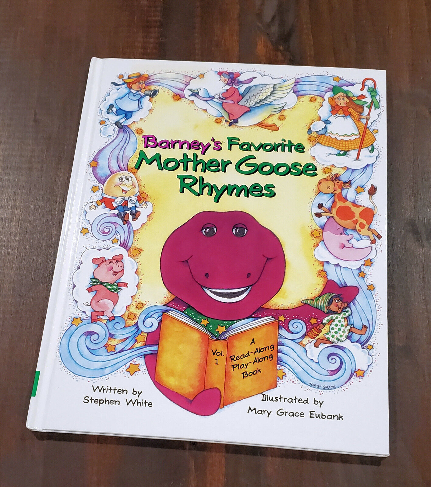 Barney's Favorite Mother Goose Rhymes by Stephen White 1993, Hardcover ...