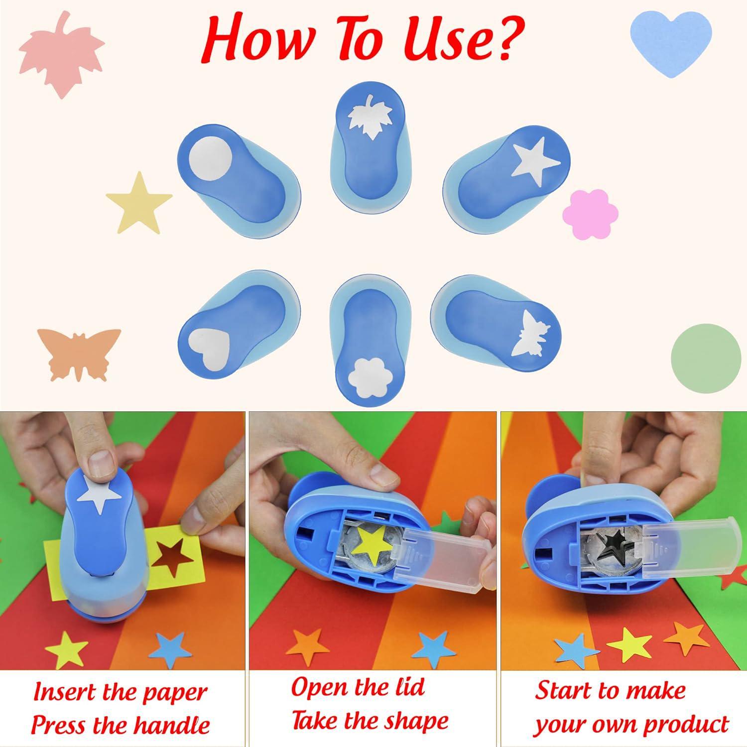 0.6/1 Inch Heart Punch, Heart Hole Paper Punch Hole Puncher Shape