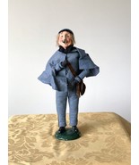 1990 Byer&#39;s Choice Caroler Postman 13&quot; Figurine, Victorian Mailman w/ Ma... - $63.00