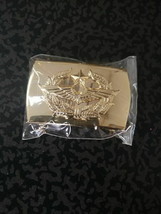 Belt buckle RTAF Thai Air Force Soldier gold color RTAF Collectible Mili... - $18.49